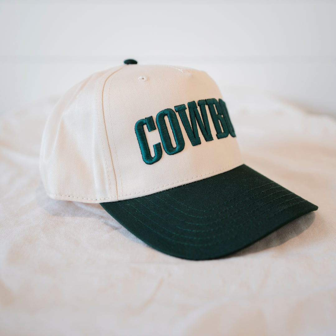 Cowboy Hat Cream/Green